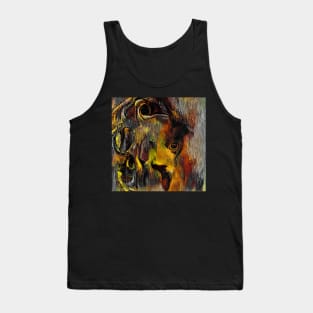 Line art modern abstract Tank Top